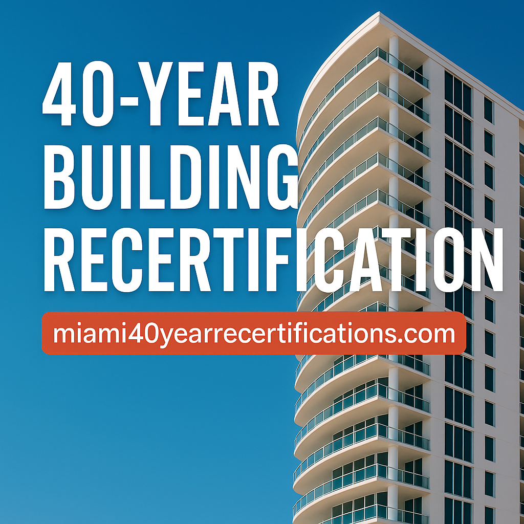 Miami 40 year recertification experts at miami40yearrecertifications.com