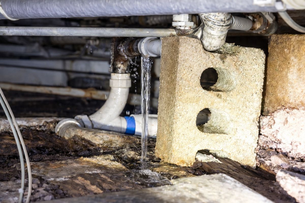 water leak discovered under miami beach building