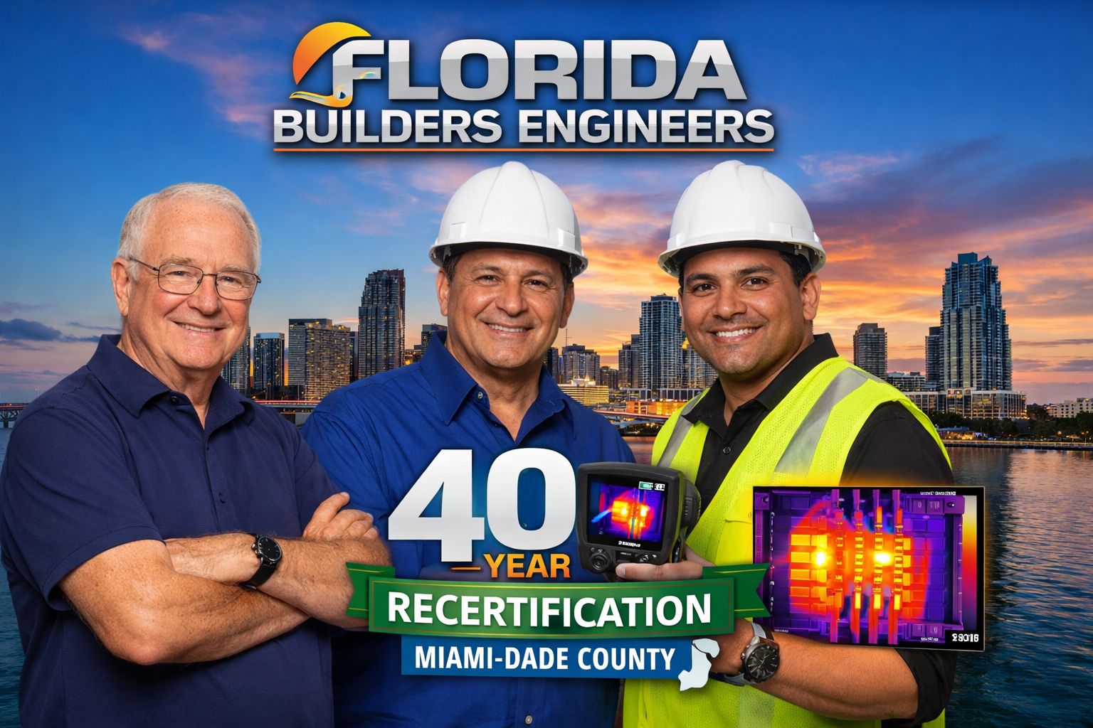 Miami-Dade 40-Year Recertification – Florida Builders Engineers