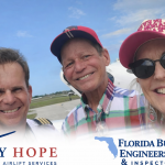 Roger Morales Corporate Pilots volunteers with Sky hope Patient Airlift